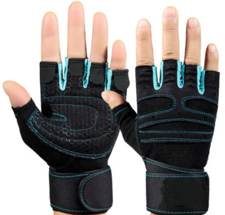 Half Finger Gym Gloves for Weightlifting, Workout & Fitness Training